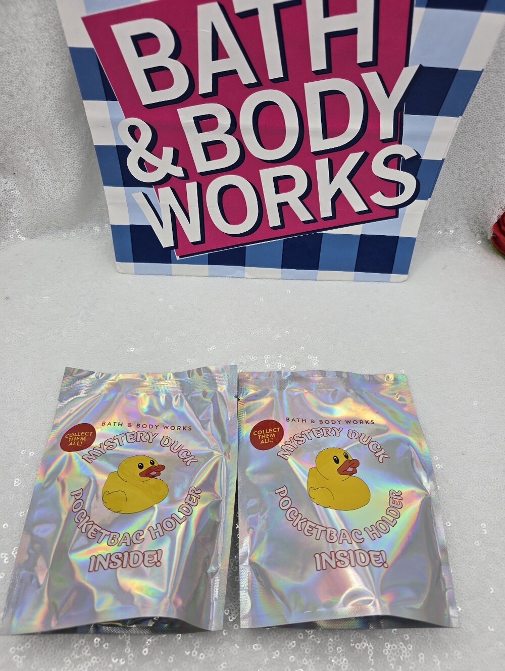 Bath & Body Works Mystery Duck Pocketbac Holder Set of 2 Sealed Packs